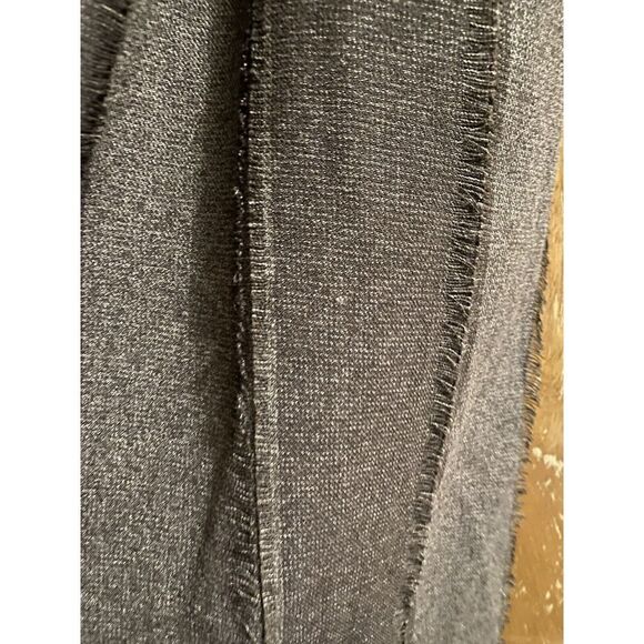 DOROTHEE BIS SKIRT BROWN W/SEQUIN BAND PLEATS DOWN W/TORN FRINGE SIZE 10 **READ - Picture 8 of 11